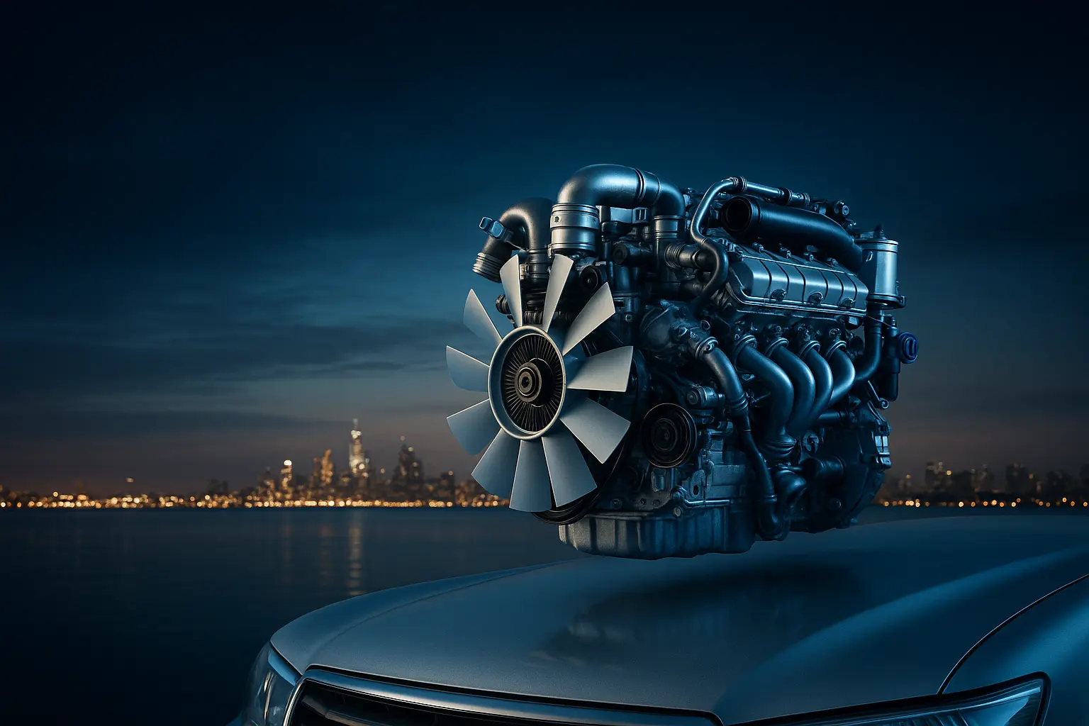 Automotive parts background banner
